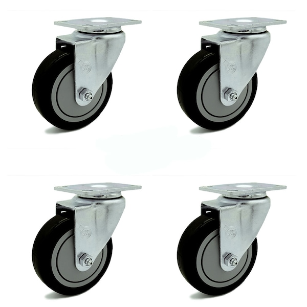 Regency 600CSW415 U-Boat Utility Cart Caster Replacement Set -